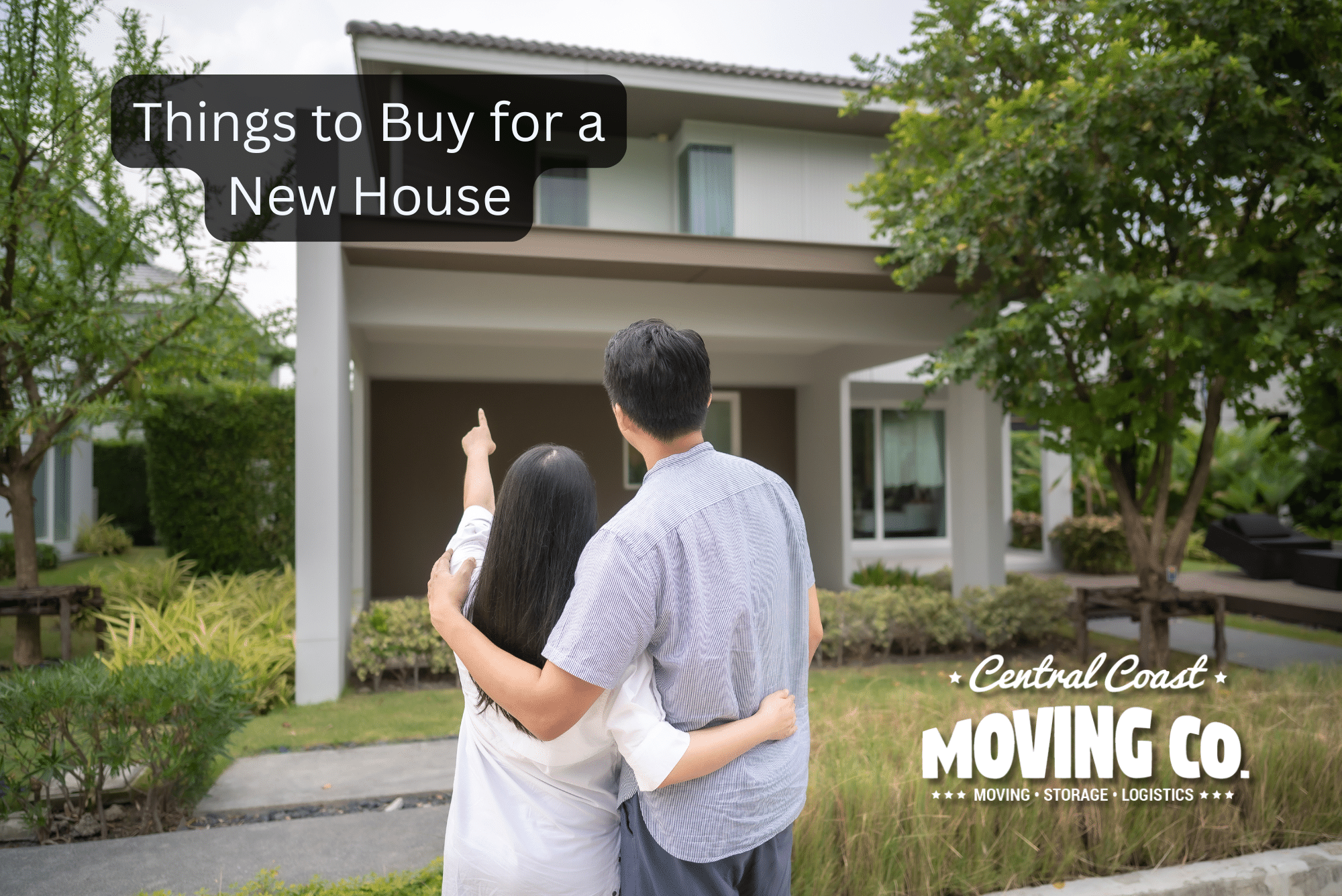 couple looking at a new house