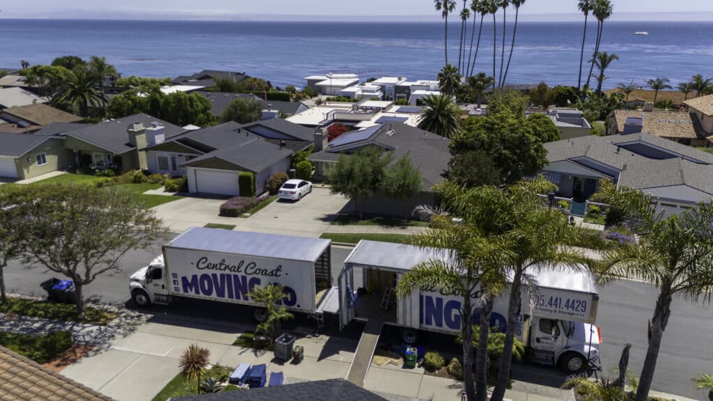 central coast moving truck loading