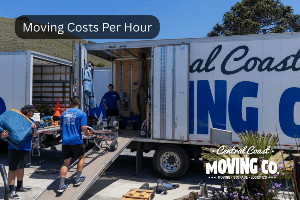 central coast moving team loading truck