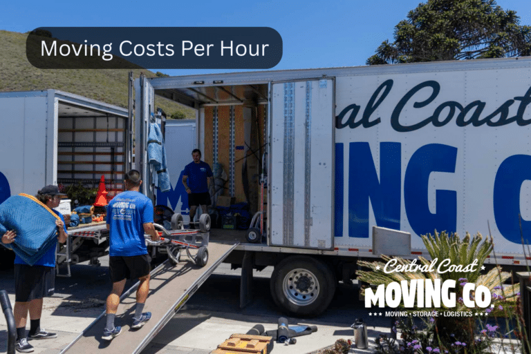 central coast moving team loading truck